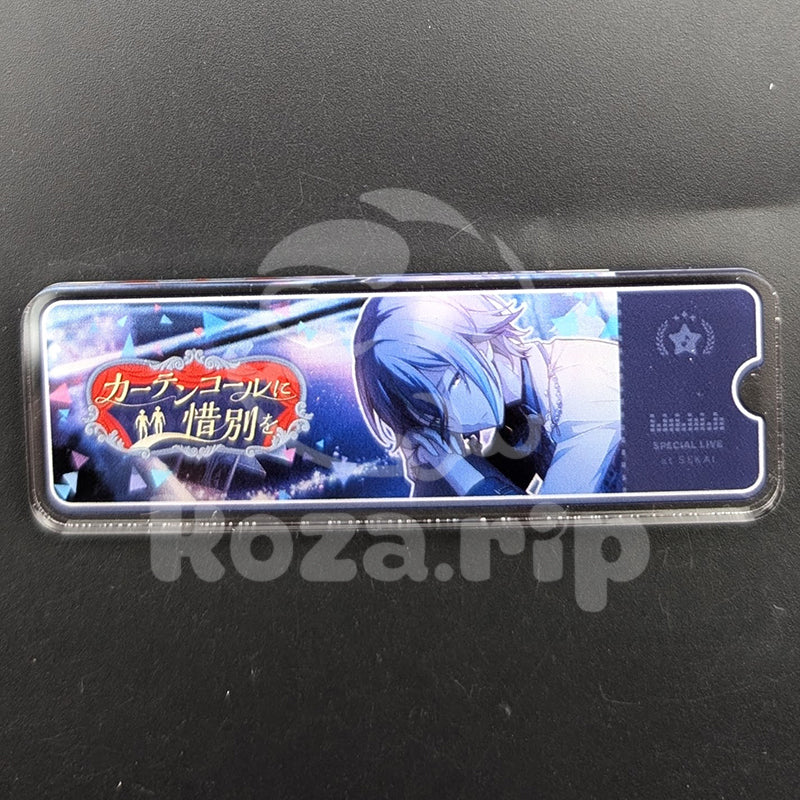 Project SEKAI - Acrylic Badge - Rui Kamishiro "A Sad Farewell at the Curtain Call" After Show Banner
