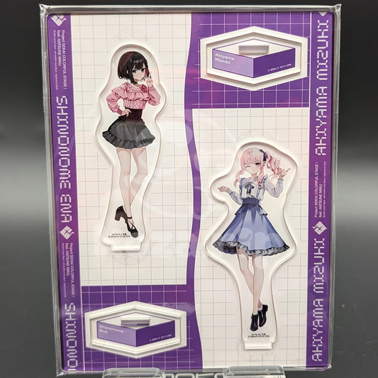 Project SEKAI - Acrylic Stand - Ena Shinonome & Mizuki Akiyama (Nightcord at 25:00 Another Vocal Album)