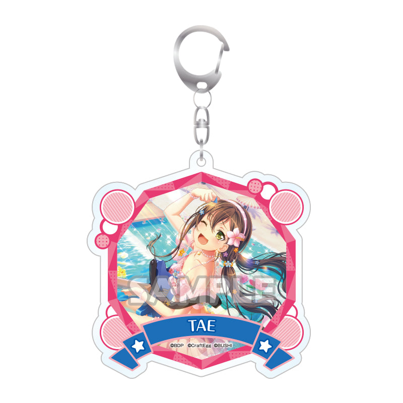 BanG Dream! - Acrylic Keychain - Tae Hanazono (Animate Exclusive ver. 1)