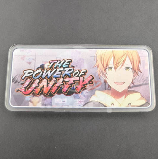Project SEKAI - Acrylic Badge - Akito Shinonome "THE POWER OF UNITY" Banner