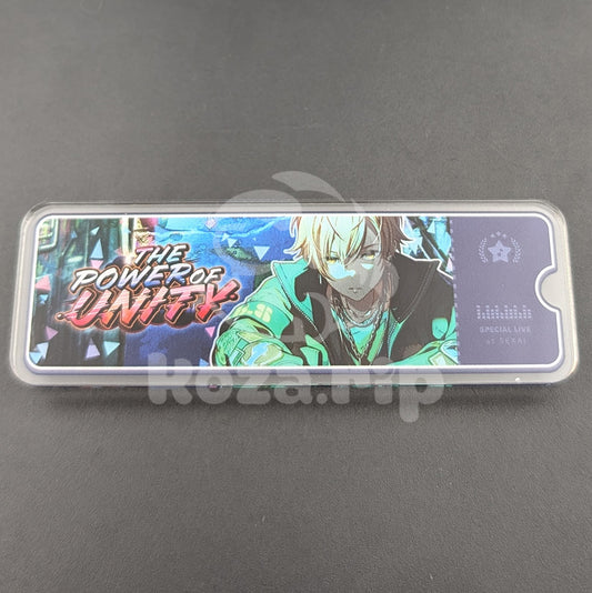 Project SEKAI - Acrylic Badge - Akito Shinonome "THE POWER OF UNITY" After Show Banner