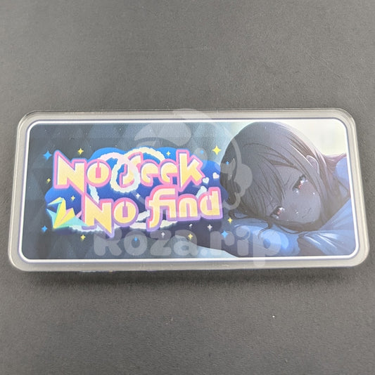 Project SEKAI - Acrylic Badge - Saki Tenma "No seek No find" Banner