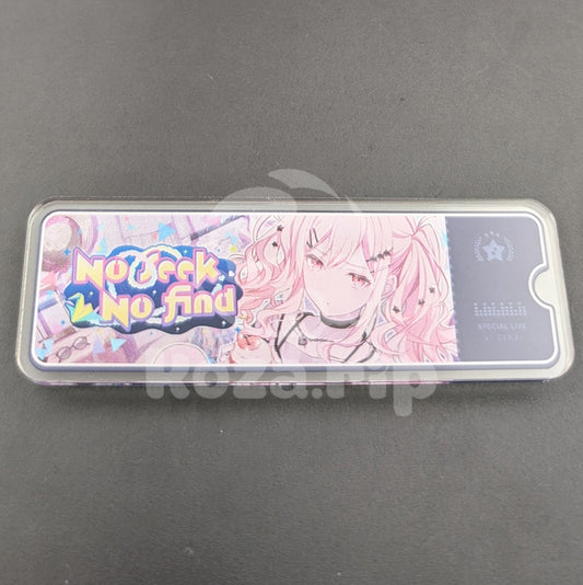Project SEKAI - Acrylic Badge - Saki Tenma "No seek No find" After Show Banner