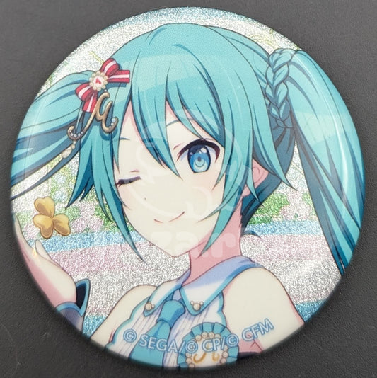Project SEKAI - Glitter Can Badge - Miku Hatsune [MORE MORE JUMP! ver.] ("Brand New Stage")