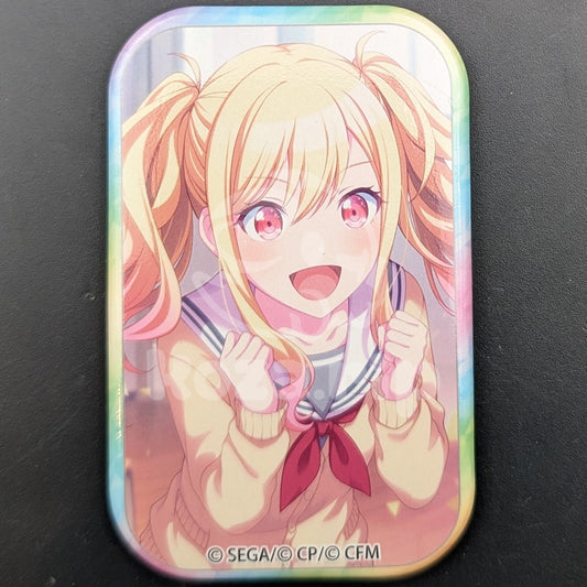 Project SEKAI - Square Can Badge - Saki Tenma ("Unnamed Harmony")