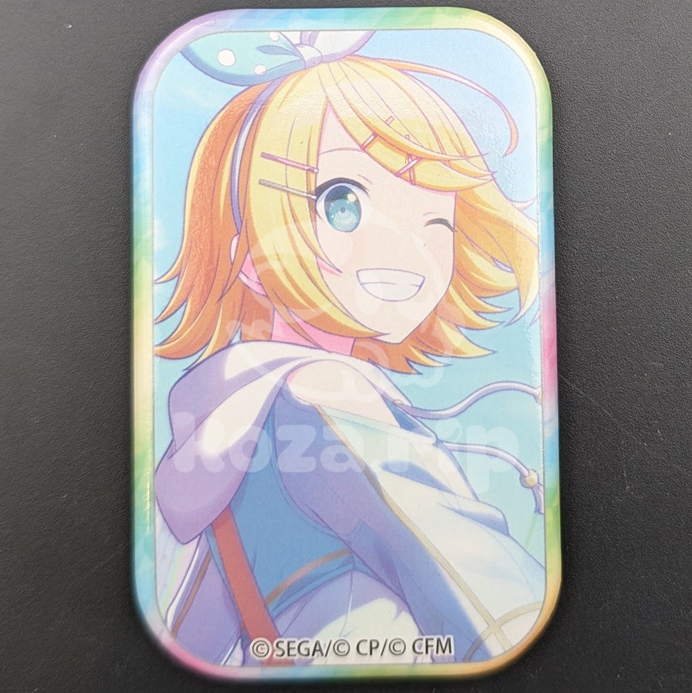 Project SEKAI - Square Can Badge - Rin Kagamine [Leo/need ver.] ("Unnamed Harmony" trained ver.)