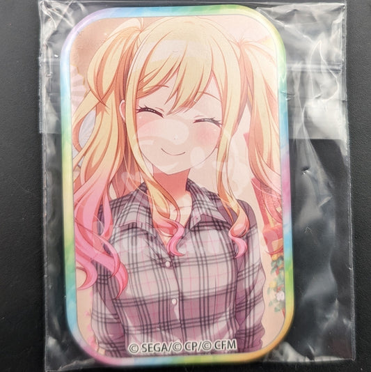Project SEKAI - Square Can Badge - Saki Tenma ("Doll Festival at the Tenma's")