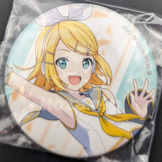 Project SEKAI - Can Badge - Rin Kagamine ("Bursting With Energy!")