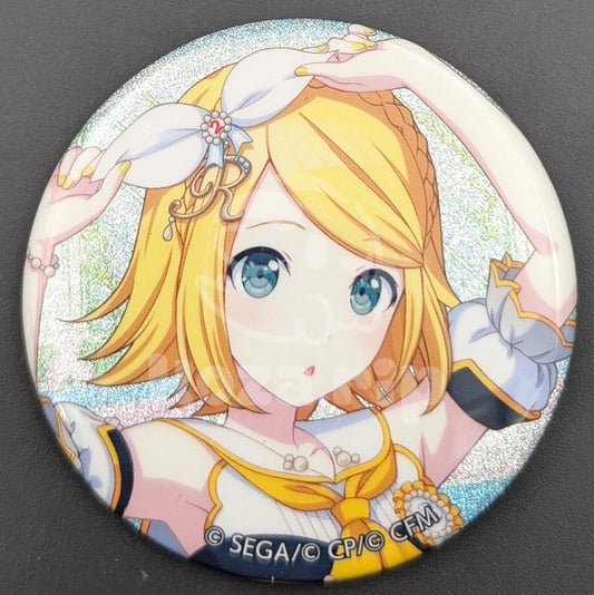 Project SEKAI - Glitter Can Badge - Rin Kagamine [MORE MORE JUMP! ver.] ("Brand New Stage")