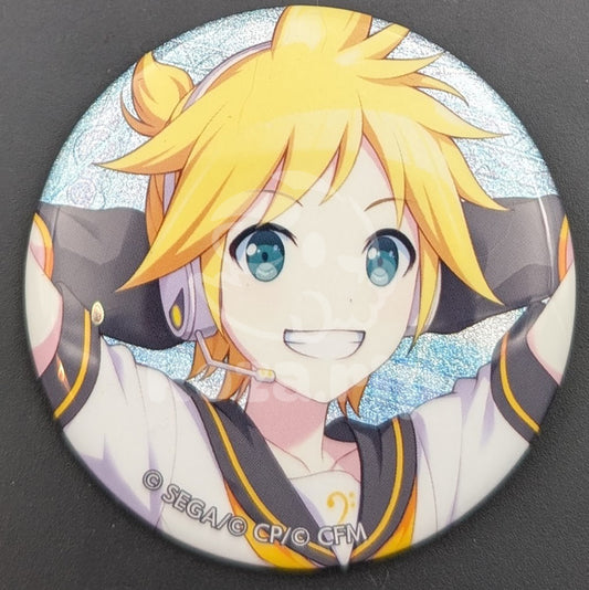 Project SEKAI - Glitter Can Badge - Len Kagamine ("Origin Style")