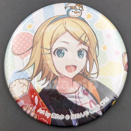 Project SEKAI - Can Badge - Rin Kagamine (Phoenix Wonderland Shop)