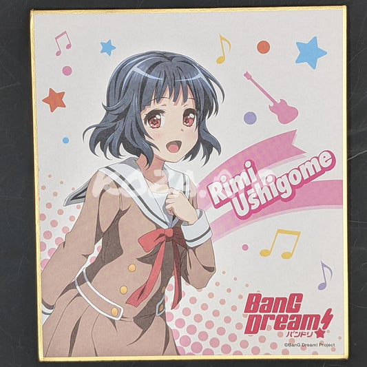 BanG Dream! - Lawson Exclusive - Langue de Chat Chocolate Cream Mini Shikishi - Rimi Ushigome