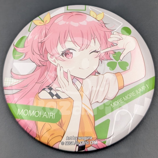 Project SEKAI - Large Can Badge - Airi Momoi (MORE MORE JUMP! Another Vocal Album)
