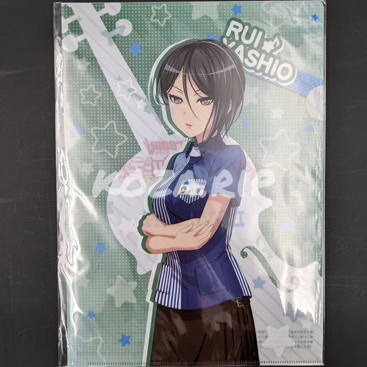 BanG Dream! × Lawson 2021 - A4 Clearfile - Rui Yashio