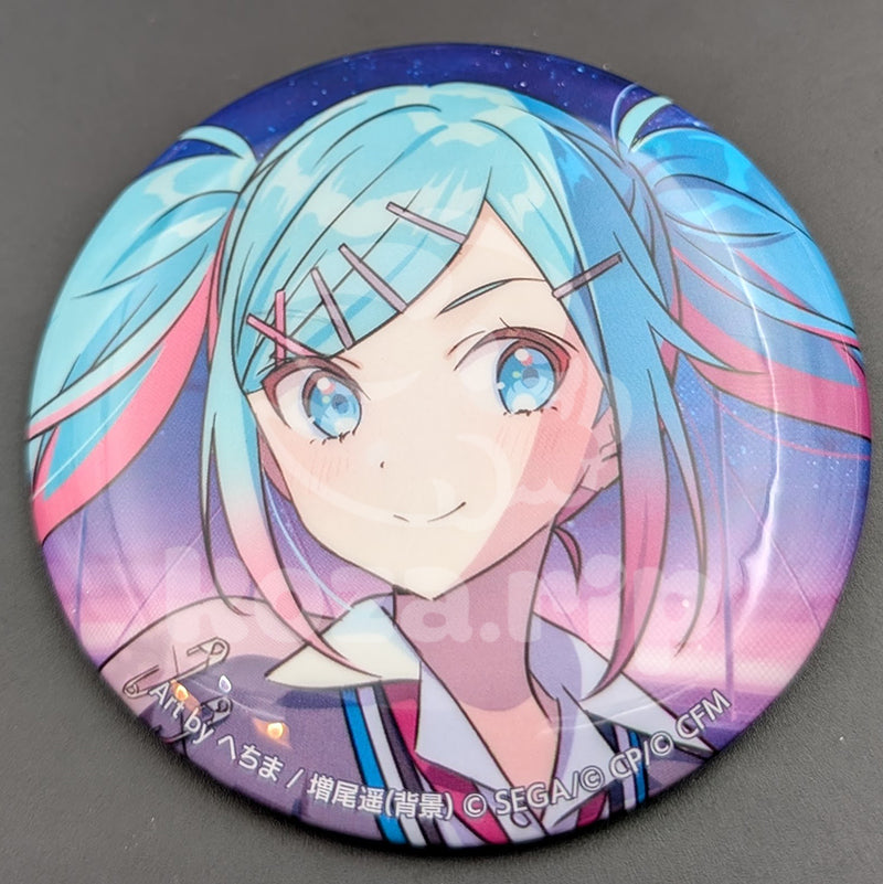 Project SEKAI - Large Can Badge - Miku Hatsune [Leo/need ver.] (Connect Live 3rd ANNIVERSARY Memorial Stage ver.)