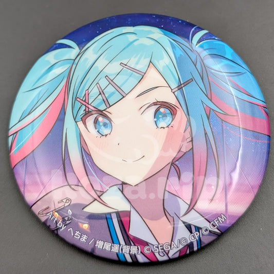 Project SEKAI - Large Can Badge - Miku Hatsune [Leo/need ver.] (Connect Live 3rd ANNIVERSARY Memorial Stage ver.)