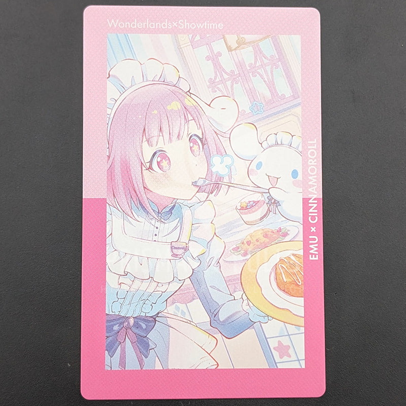 Project SEKAI × Sanrio - ePick Card - Emu Otori ("Cinnamoroll" trained ver.)