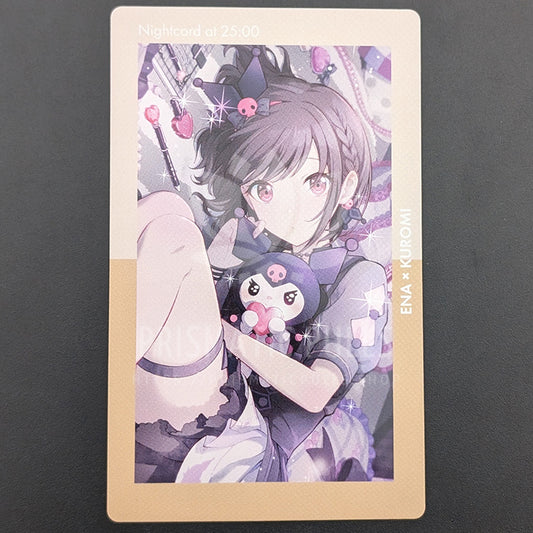Project SEKAI × Sanrio - ePick Card - Ena Shinonome ("KUROMI" trained ver.)