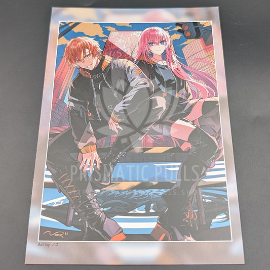 Project SEKAI - Postcard - Akito Shinonome & Luka Megurine [Vivid BAD SQUAD ver.] (Creators Festa 2024)