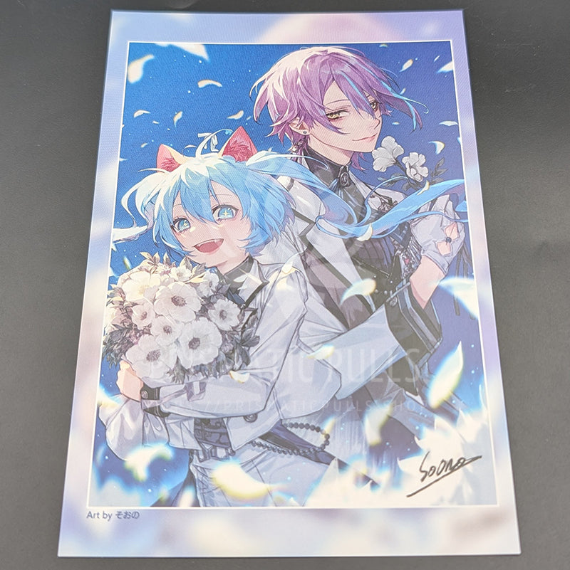 Project SEKAI - Postcard - Rui Kamishiro & Miku Hatsune [Wonderlands x Showtime ver.] (Creators Festa 2024)
