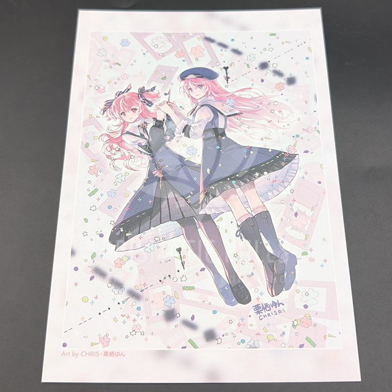 Project SEKAI - Postcard - Airi Momoi & Luka Megurine [MORE MORE JUMP! ver.] (Creators Festa 2024)