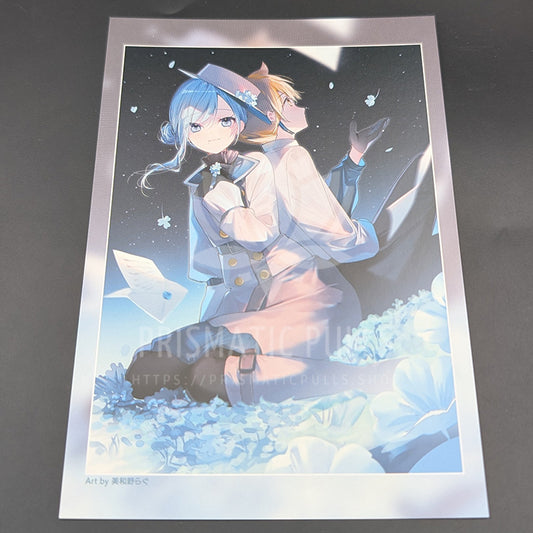 Project SEKAI - Postcard - Shizuku Hinomori & Len Kagamine [MORE MORE JUMP! ver.] (Creators Festa 2024)