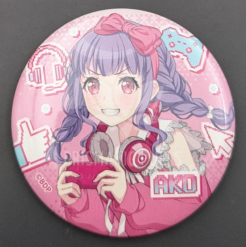 BanG Dream! × Village Vanguard - Can Badge - Ako Udagawa (Game Party! ver.)