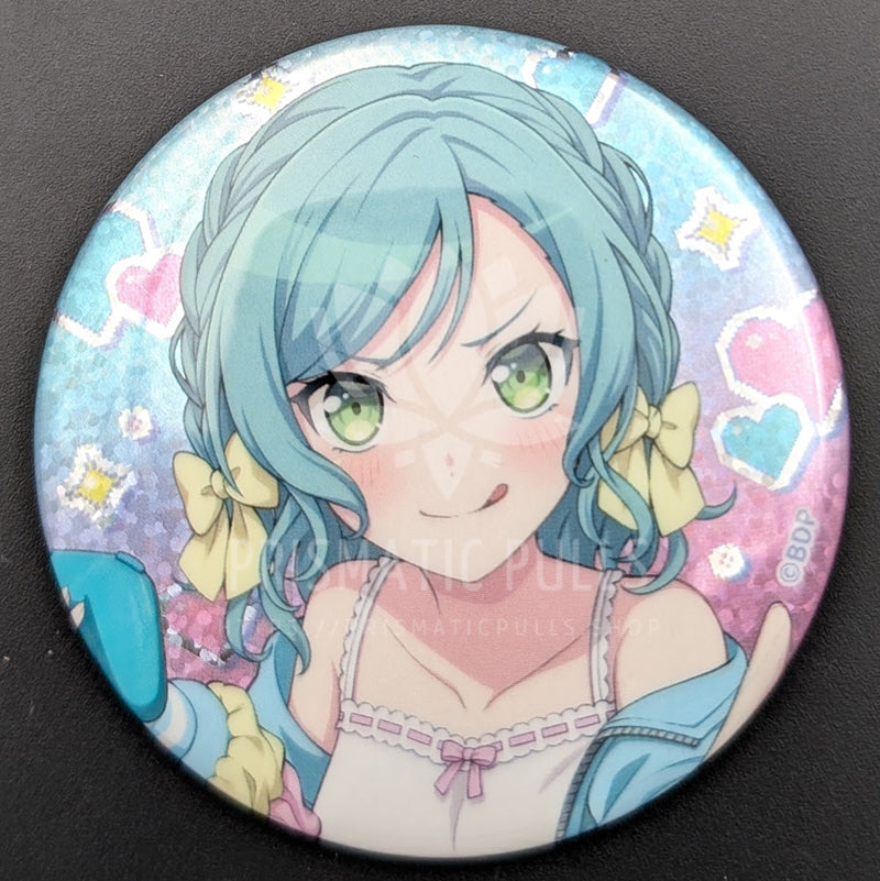 BanG Dream! × Village Vanguard - Hologram Can Badge - Hina Hikawa (Game Party! ver.)