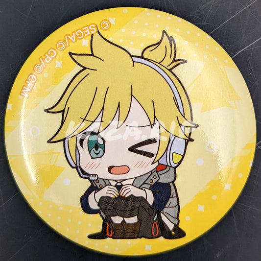 Project SEKAI x Vivimus - Can Badge - Len Kagamine (Vivid BAD SQUAD)