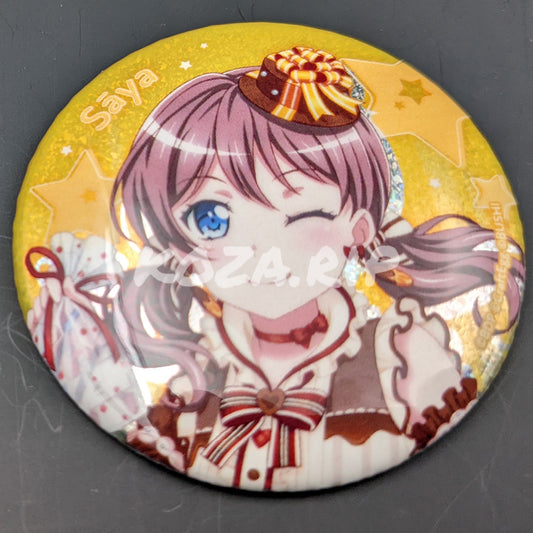 BanG Dream! - Hologram Can Badge - Saya Yamabuki ("Whom Are the Chocolates for?")