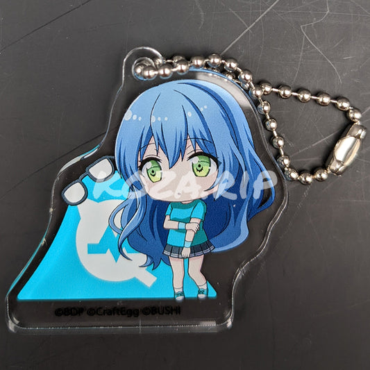 BanG Dream! × Fuji-Q 2020 - Chibi Acrylic Keychain - LOCK (Rokka Asahi)