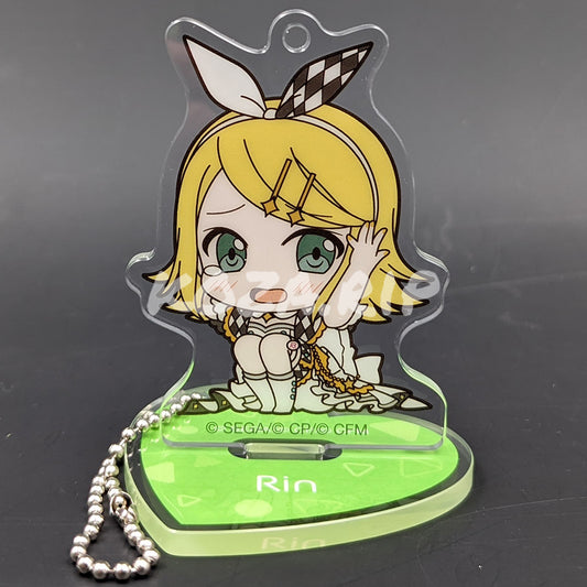 Project SEKAI x Vivimus - Acrylic Stand with Keychain - Rin Kagamine (MORE MORE JUMP! ver.)