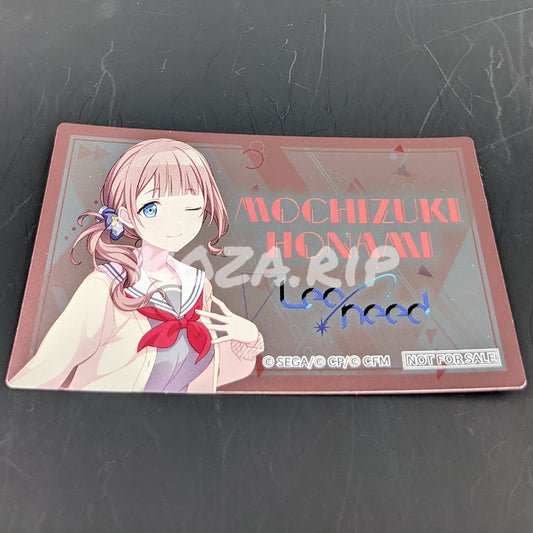 Project SEKAI - Animate 2nd Anniversary Fair - Metallic Card - Honami Mochizuki