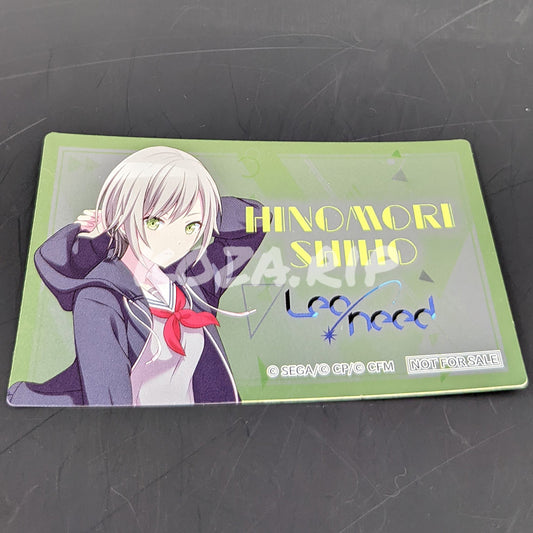 Project SEKAI - Animate 2nd Anniversary Fair - Metallic Card - Shiho Hinomori
