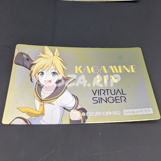 Project SEKAI - Animate 2nd Anniversary Fair - Metallic Card - Len Kagamine