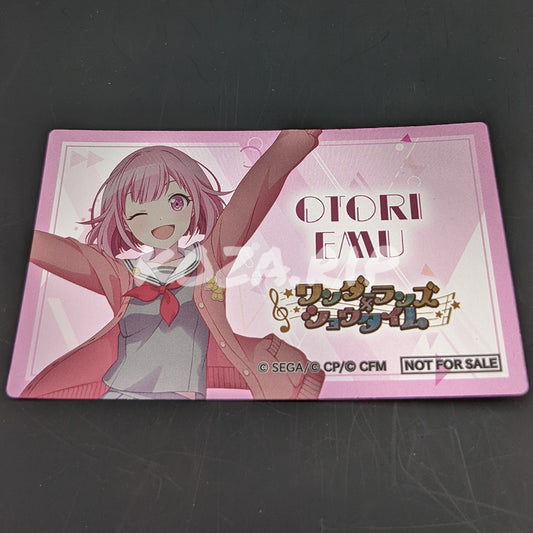 Project SEKAI - Animate 2nd Anniversary Fair - Metallic Card - Emu Otori