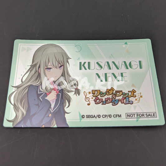Project SEKAI - Animate 2nd Anniversary Fair - Metallic Card - Nene Kusanagi