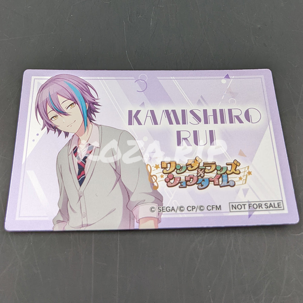 Project SEKAI - Animate 2nd Anniversary Fair - Metallic Card - Rui Kamishiro