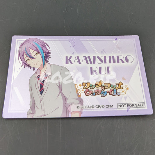 Project SEKAI - Animate 2nd Anniversary Fair - Metallic Card - Rui Kamishiro