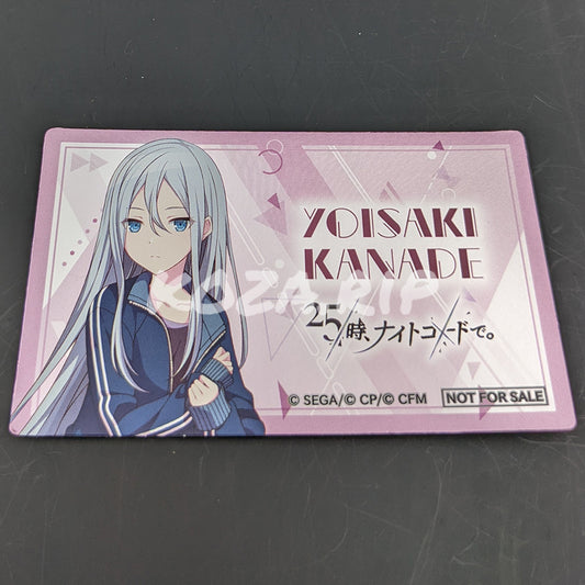 Project SEKAI - Animate 2nd Anniversary Fair - Metallic Card - Kanade Yoisaki