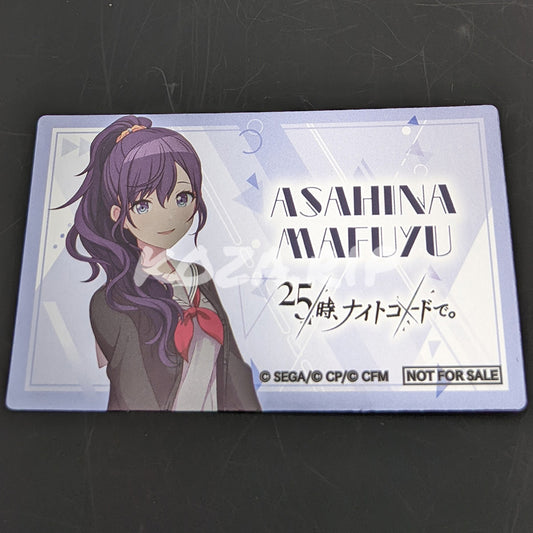 Project SEKAI - Animate 2nd Anniversary Fair - Metallic Card - Mafuyu Asahina