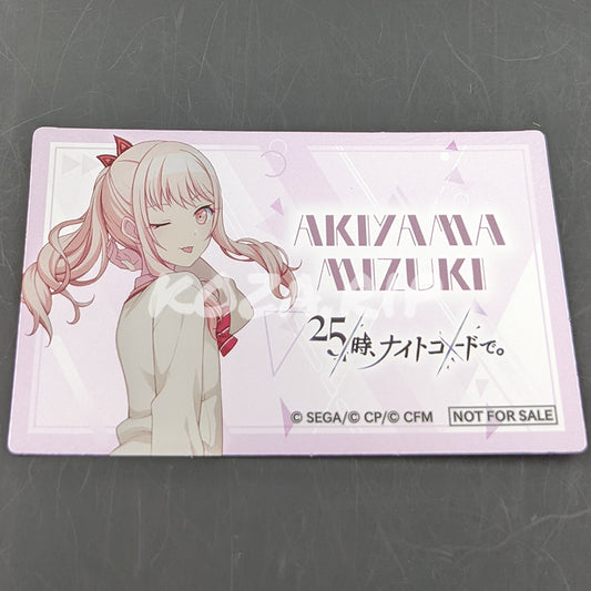 Project SEKAI - Animate 2nd Anniversary Fair - Metallic Card - Mizuki Akiyama