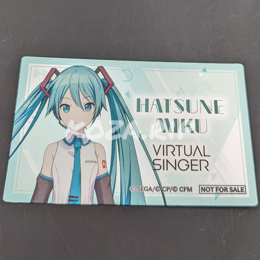 Project SEKAI - Animate 2nd Anniversary Fair - Metallic Card - Miku Hatsune