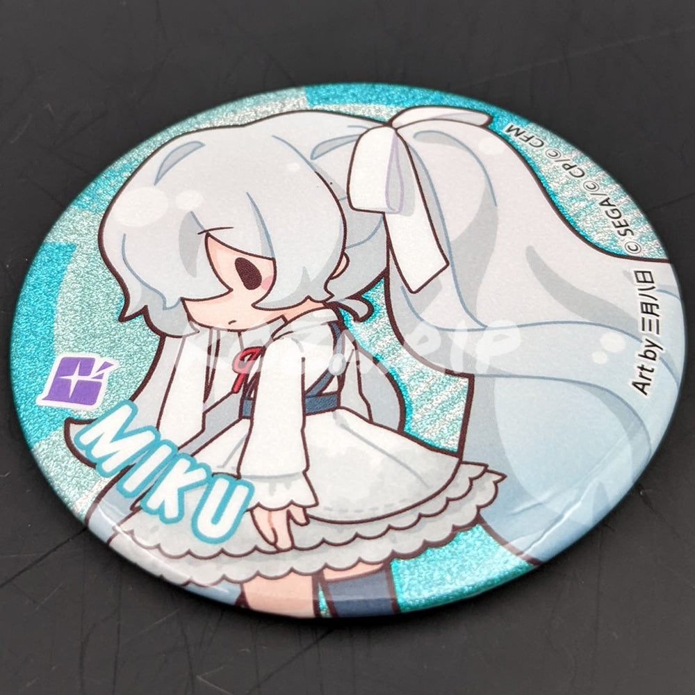 Project SEKAI - Capsule Can Badge - Miku Hatsune (Nightcord at 25:00 ver.)