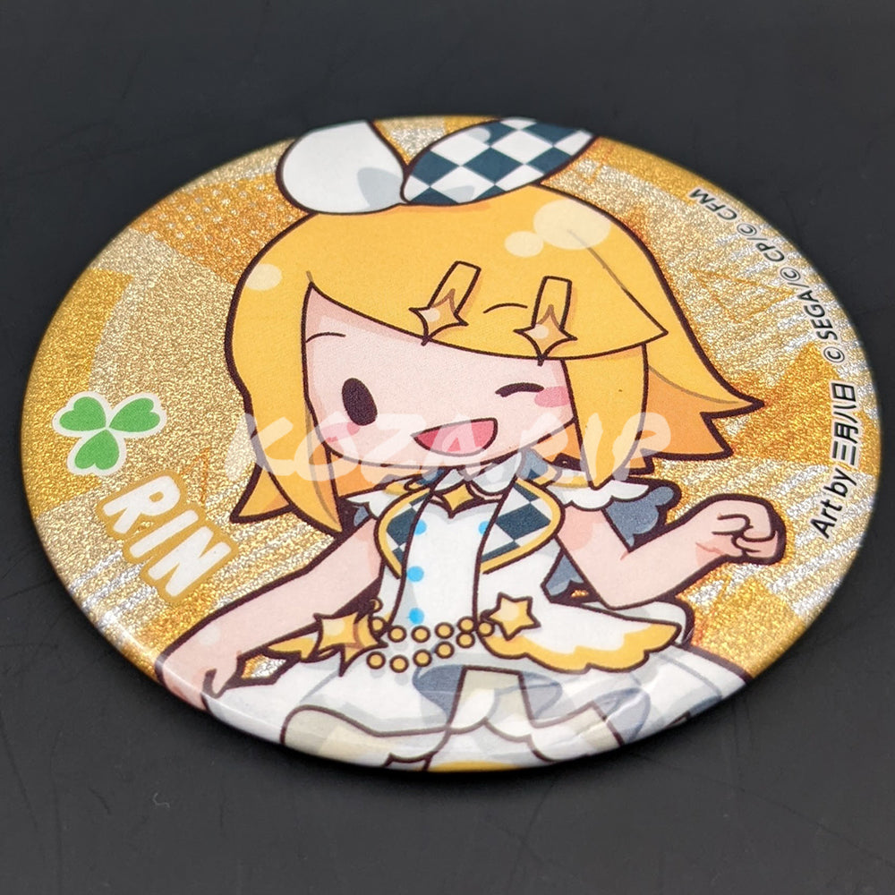 Project SEKAI - Capsule Can Badge - Rin Kagamine (MORE MORE JUMP! ver.)