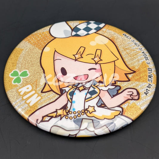 Project SEKAI - Capsule Can Badge - Rin Kagamine (MORE MORE JUMP! ver.)
