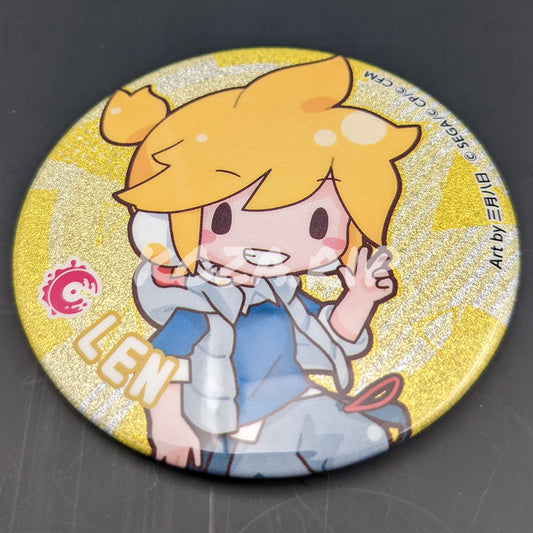 Project SEKAI - Capsule Can Badge - Len Kagamine (Vivid BAD SQUAD ver.)