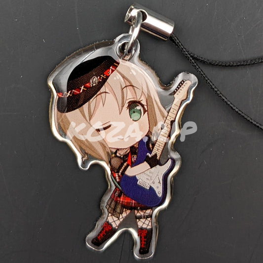 BanG Dream! - Chibi Enamel Keychain - Moca Aoba ("Scarlet Soul")