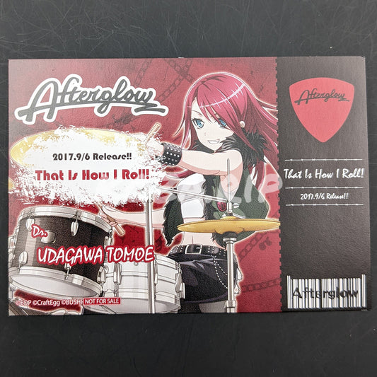 BanG Dream! - CD Extra Trading Card - "That Is How I Roll!" - Tomoe Udagawa