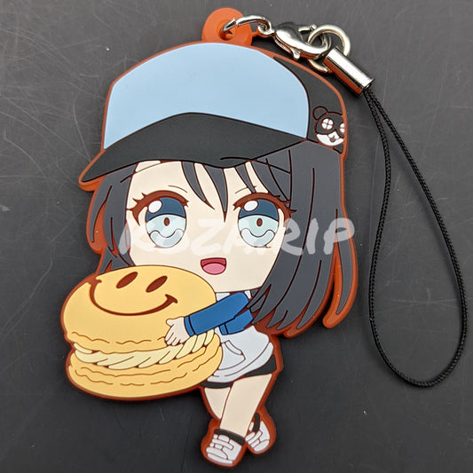 BanG Dream! - Mugyutto Rubber Keychain - Misaki Okusawa (Glitter ver.)